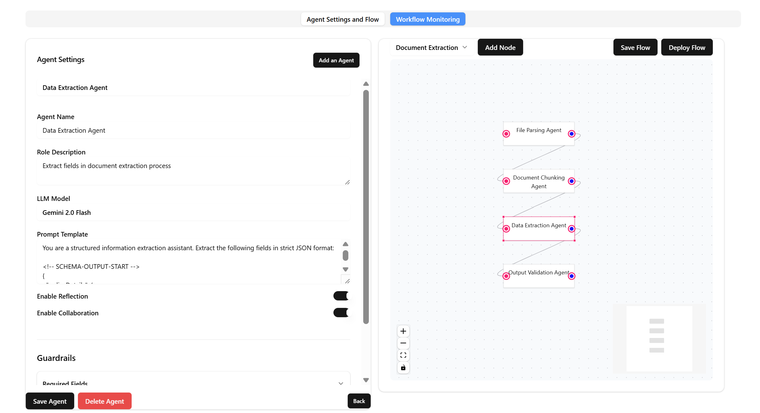 Document Extraction Flow